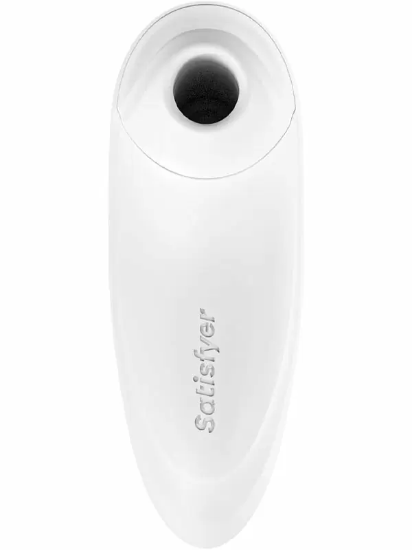 Вакуумно-волновой вибростимулятор клитора Satisfyer Pro Plus Vibration, 13 см, 21 режим, белый с золотом