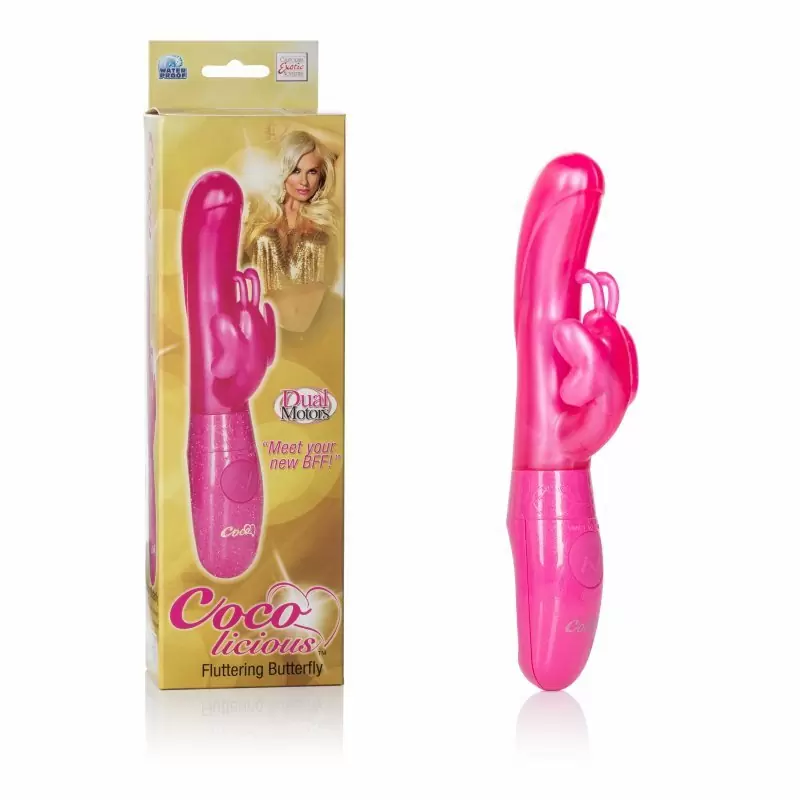 Вибромассажер Coco Licious Fluttering Butterfly – розовый