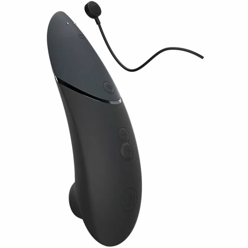 Бесконтактный стимулятор клитора Womanizer Next, технология Pleasure Air, 14 скоростей, черный