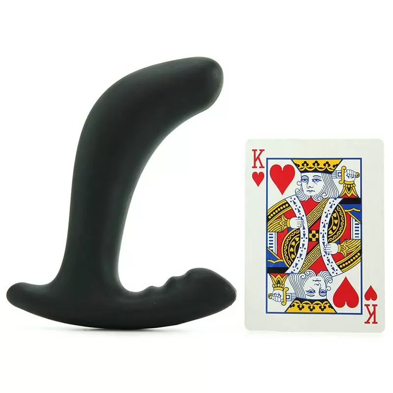 Гибкий электростимулятор простаты Twisting Tom со стимуляцией промежности – черный