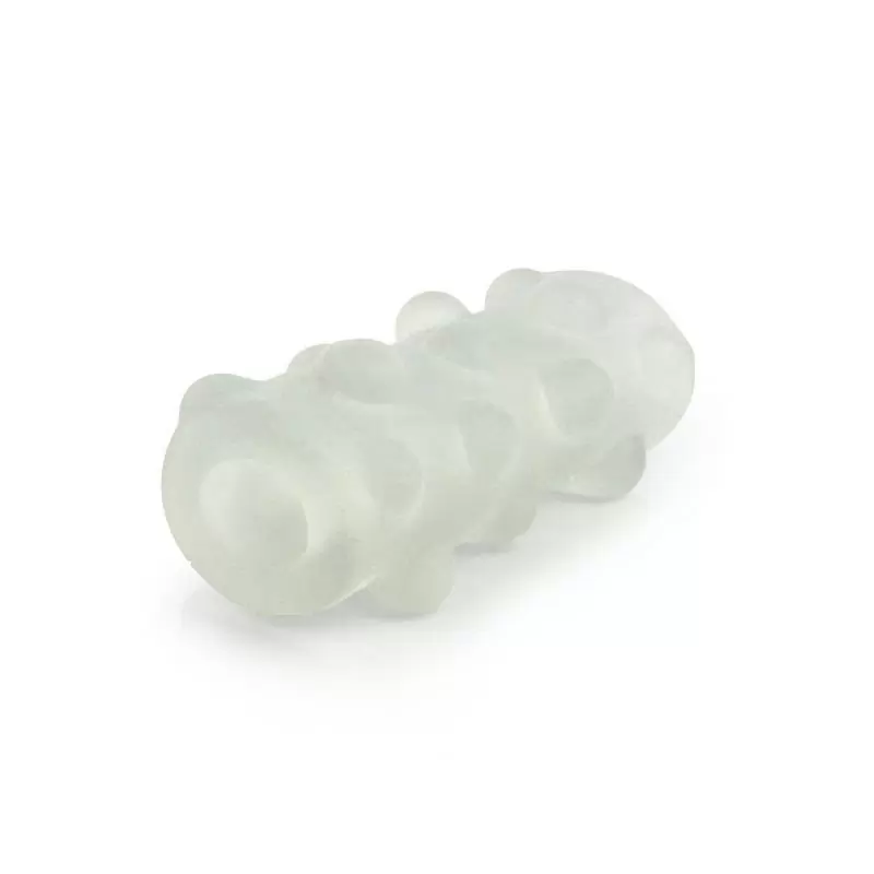 Мастурбатор двусторонний OptiMALE Reversible UltraSkyn Stroker Rollerball – прозрачный