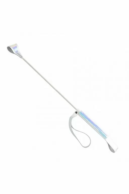 Стек с окончанием хлопушкой из кожи