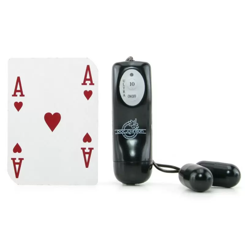 Две вибропули 10X Dual Power Bullets - Short n' Sweet – черный