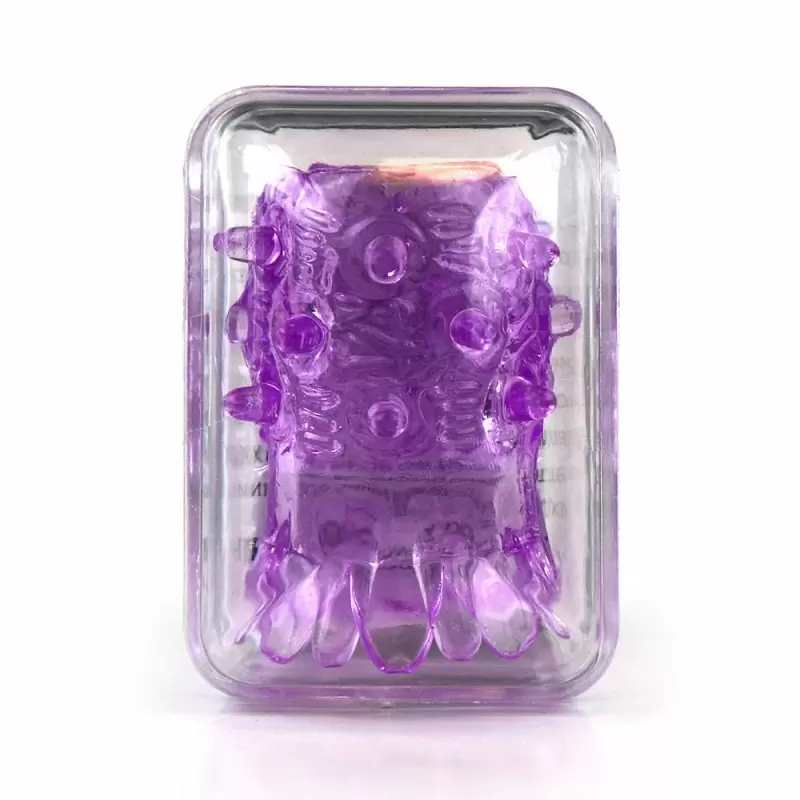 Открытая насадка Sextoy в форме ананаса - фиолетовый