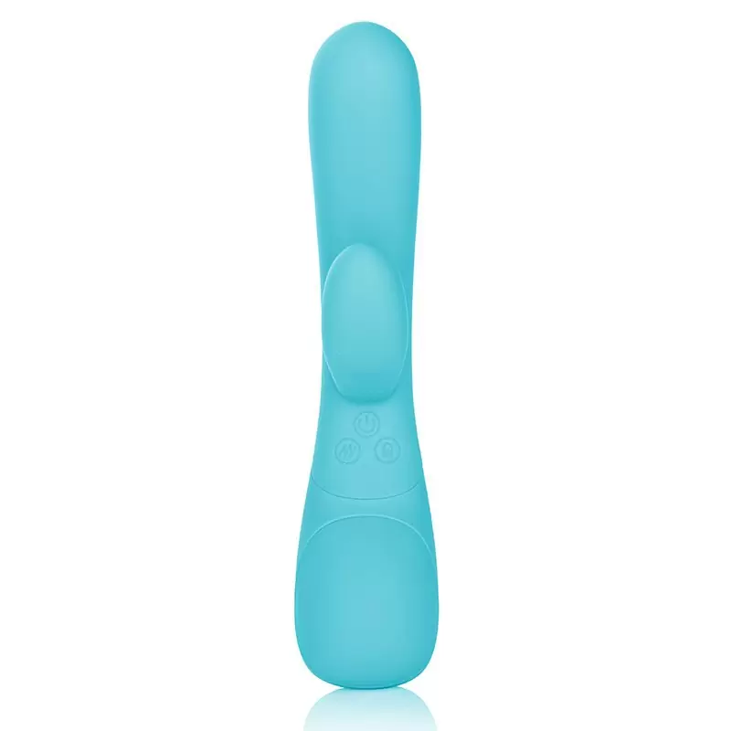 Вибромассажер Impress “g” со стимуляцией клитора – голубой