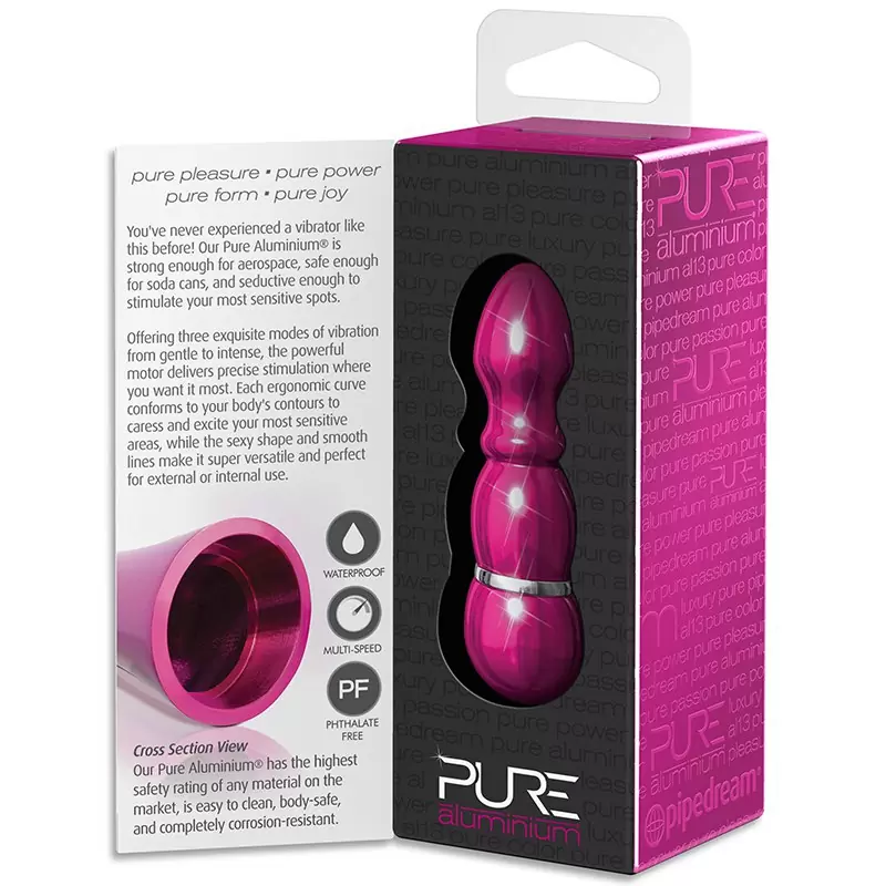 Вибромассажер Pure Aluminium Small Pink – розовый
