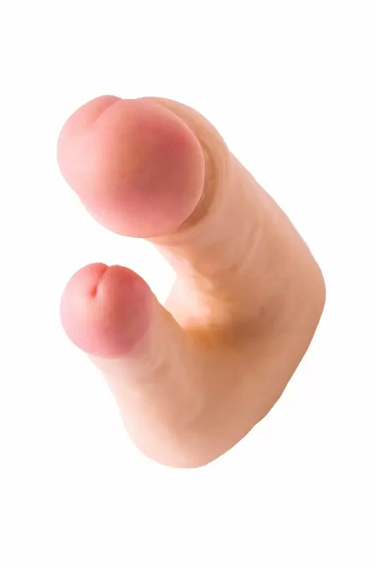 Реалистичная насадка TOYFA XLover Double Pleasure для двойного проникновения – телесный