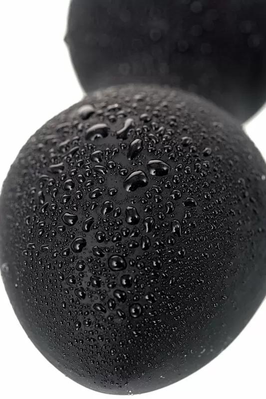 Анальная цепочка TOYFA A-Toys с вибрацией – черный