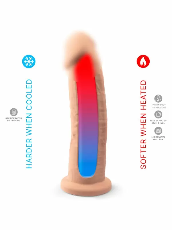 Реалистичный фаллоимитатор SILEXD Model 2, 22,8 см, силикон, светлый телесный