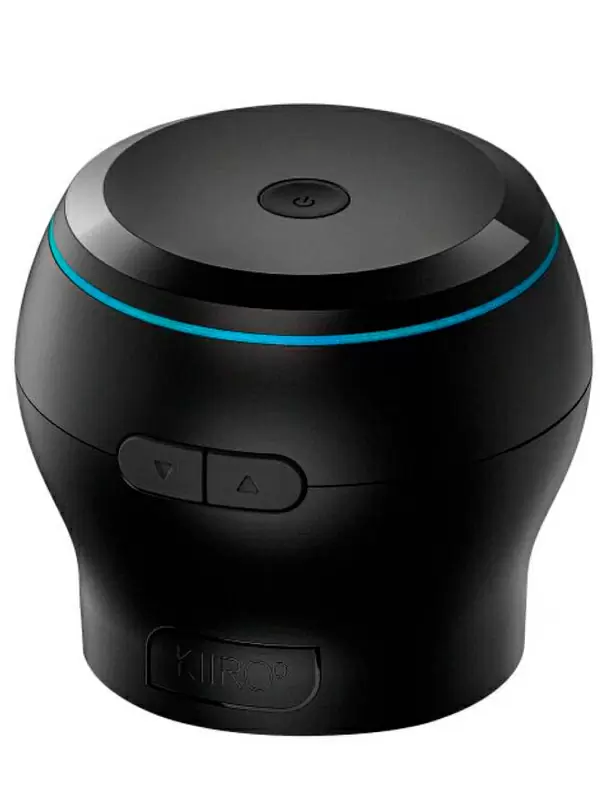 Интерактивная насадка Power Blow V2 для мастурбатора Kiiroo, всасывающий эффект, управление через приложение, черный