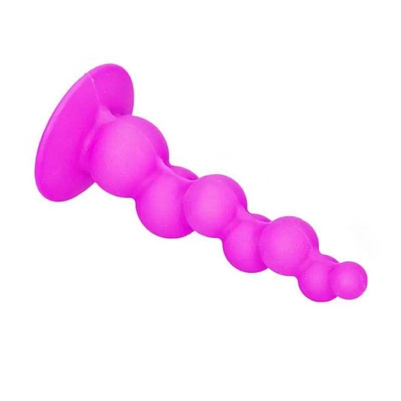 Анальный массажер-елочка Booty Passion на присоске – розовый