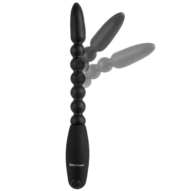 Анальная цепочка Flexa-Pleaser Power Beads с вибрацией