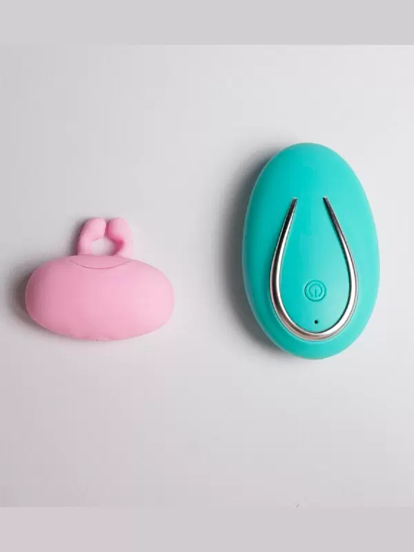 Вибратор для орального секса Youvic 4,9 см, с пультом Д/У, розовый