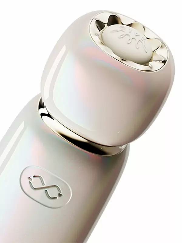 Вакуумный стимулятор клитора Zalo LIA, 12,6 см, силикон, бежевый