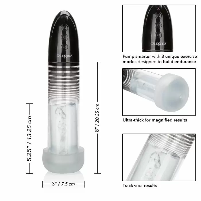 Автоматическая вакуумная помпа Calexotics Optimum Series Automatic Smart Pump - чёрный