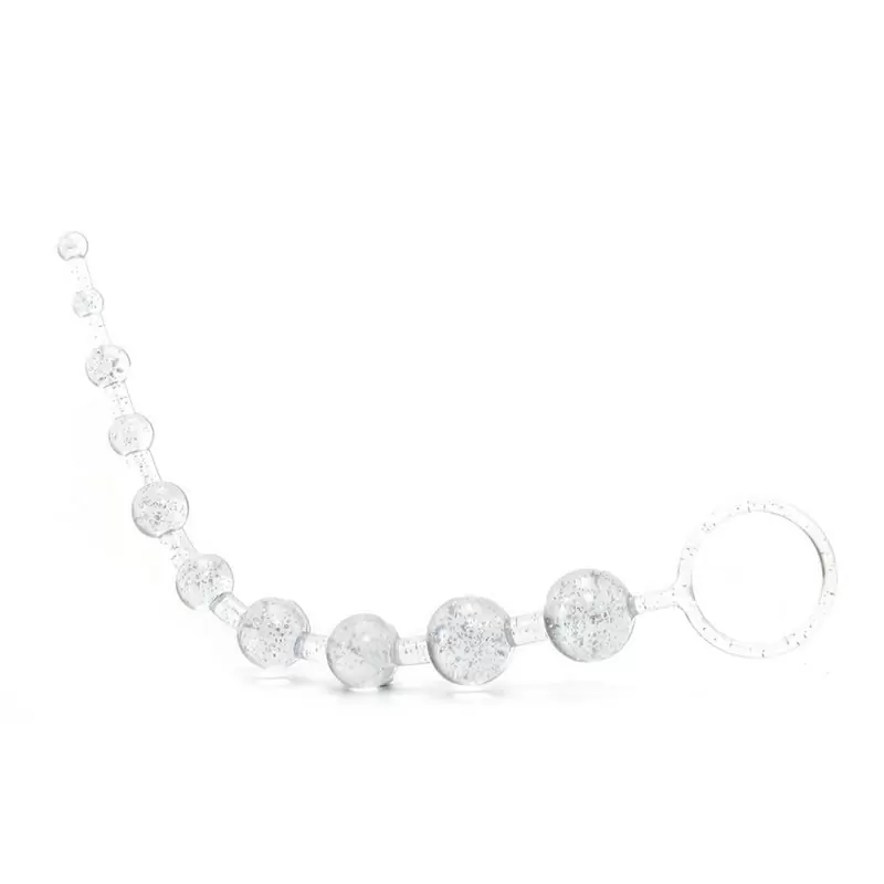 Анальные бусы Extreme Pure Gold X-10 Beads – серебристый