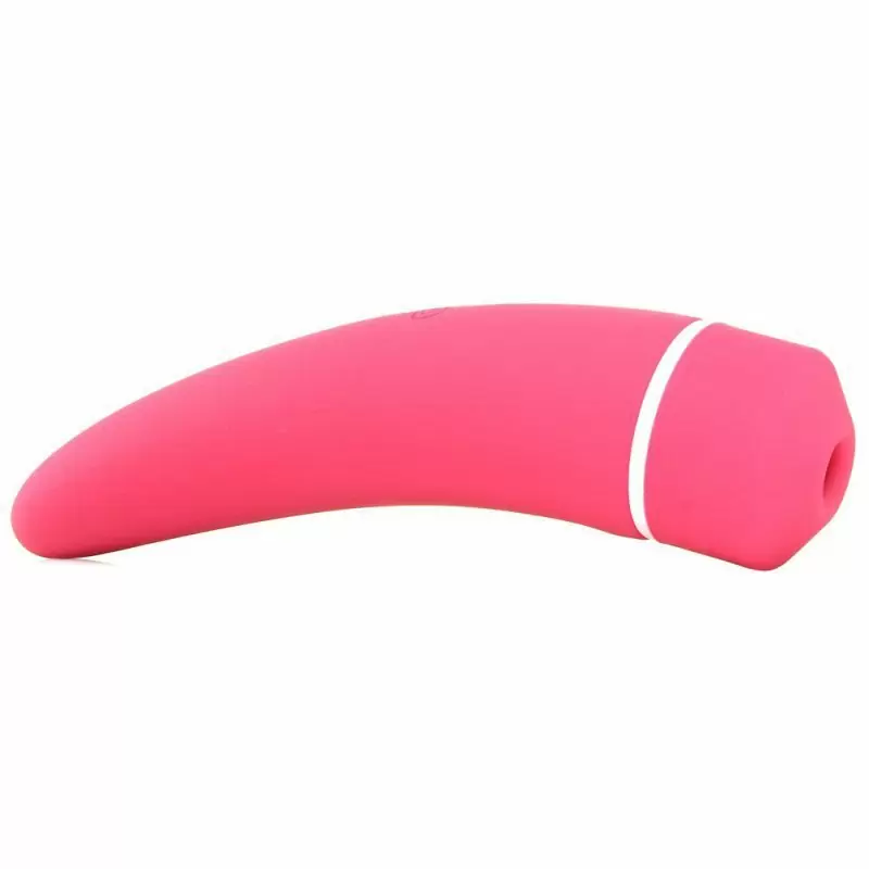 Двустронний стимулятор с вибрацией и всасыванием Hiky – розовый