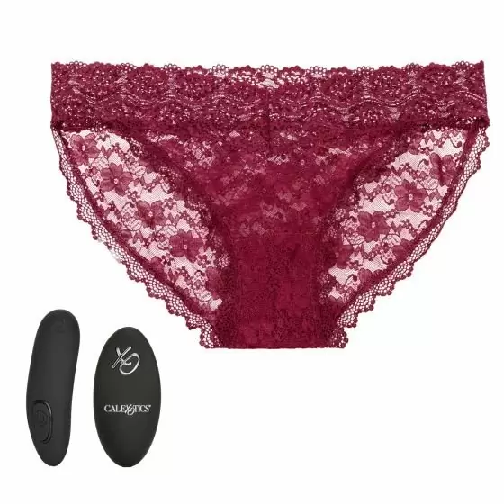Трусики с вибратором для стимуляции клитора Remote Control Lace Panty Set S/M