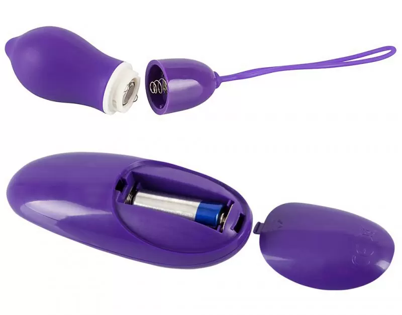 Мультифункциональное беспроводное виброяйцо Sweet Smile -  фиолетовый