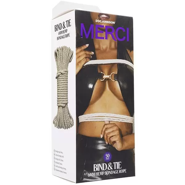 Верёвка для связывания и фиксации MERCI BIND &amp TIE, 15,24 м