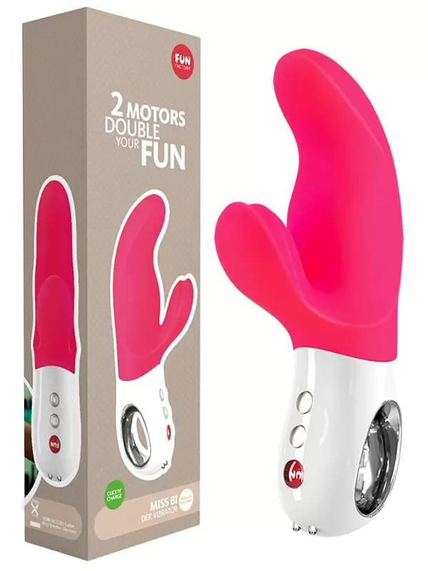 Инновационный вибратор-кролик Fun Factory Miss Bi, 17 см, силикон, розовый