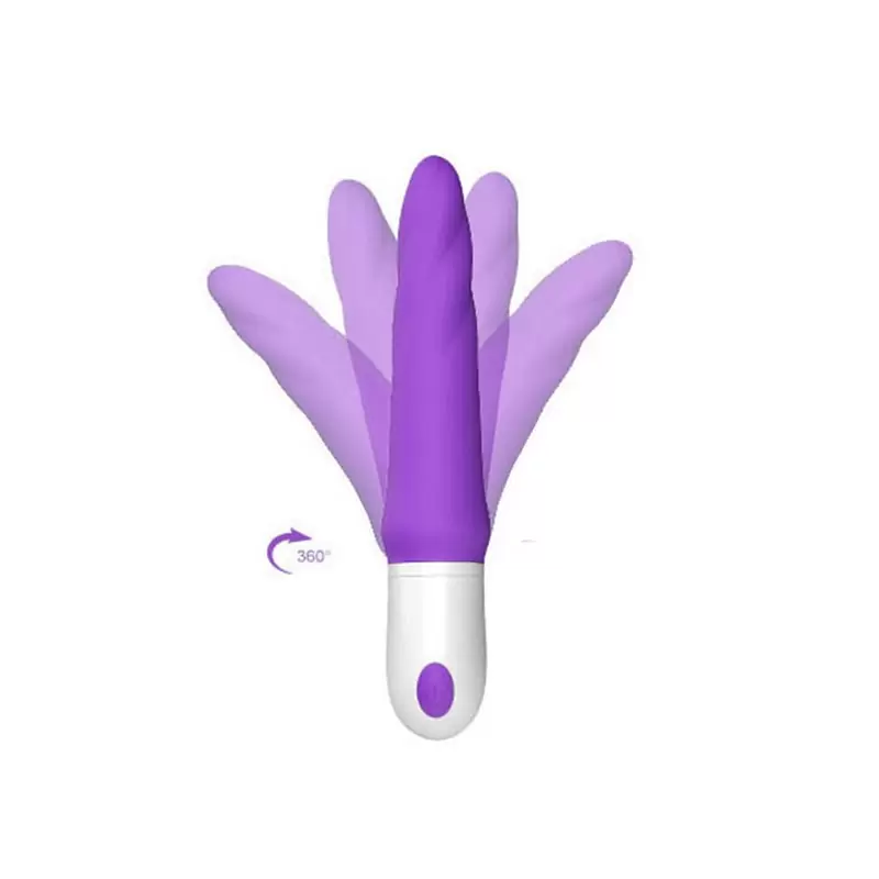 Спиралевидный водонепроницаемый вибростимулятор Sparta – фиолетовый