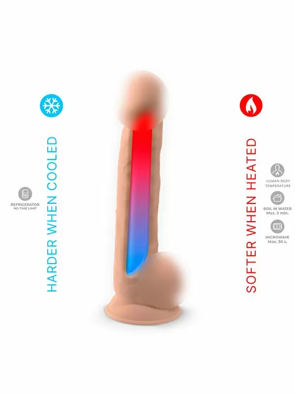 Реалистичный фаллоимитатор SILEXD Model 1, 38 см, силикон, телесный