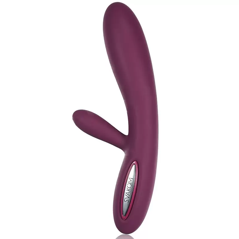 Двойной вибратор Lucas с интеллектуальным режимом, 48 ч без подзарядки – фиолетовый