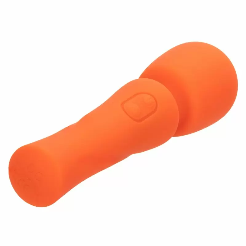 Компактный вибратор-ванд Stella Mini Massager, 14,5 см, силикон, оранжевый