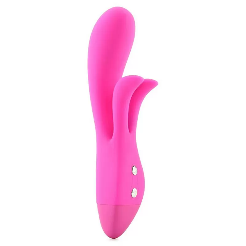 Вибромассажер Embrace Sweetheart Wand со стимуляцией клитора – розовый