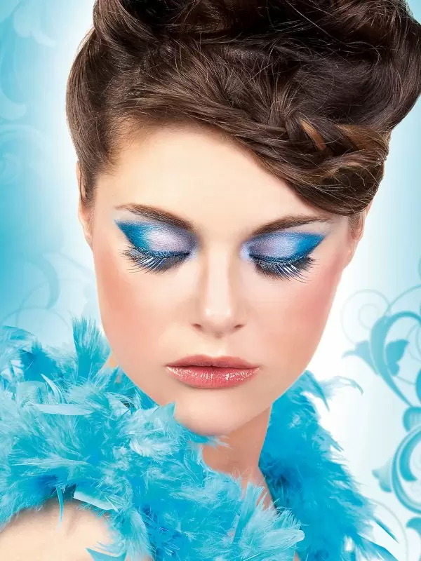 Ресницы люкс-класса Baci Валлота - черный, голубой