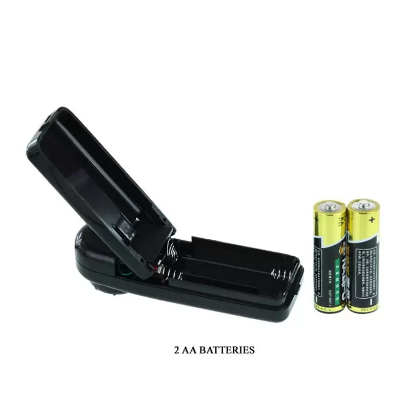 Надувающийся вибратор Bigger Joy на пульте управления – черный