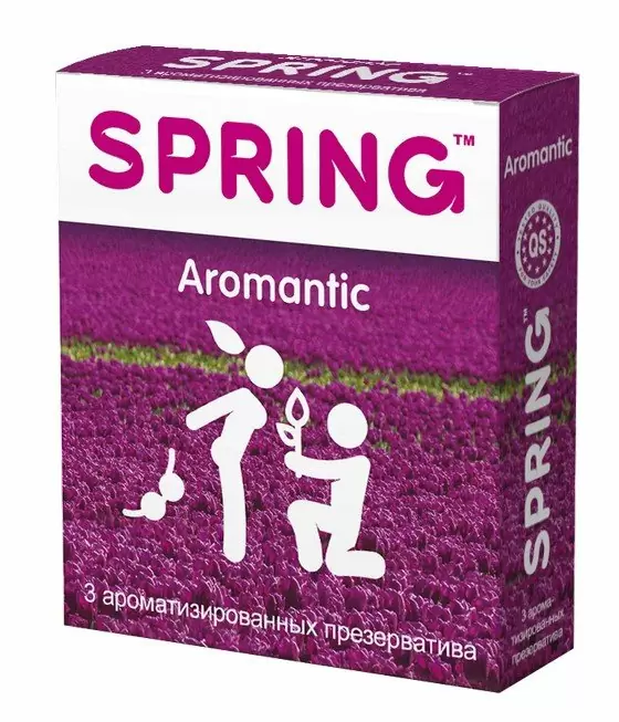 Презервативы SPRING™ Aromantic, 3 шт./уп. (ароматизированные)
