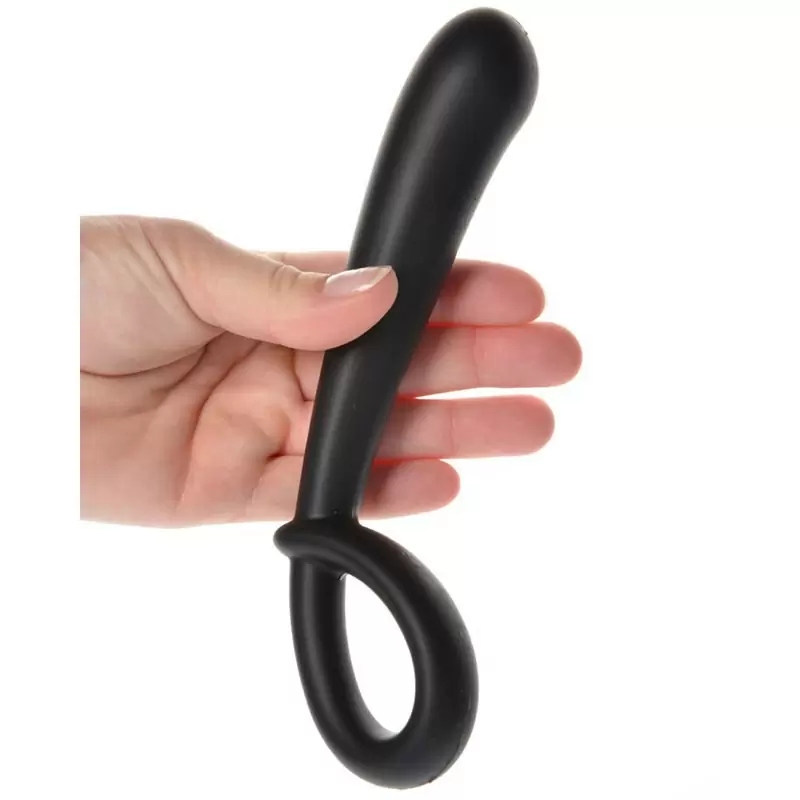 Электростимулятор простаты Curving Curt гибкий – черный	