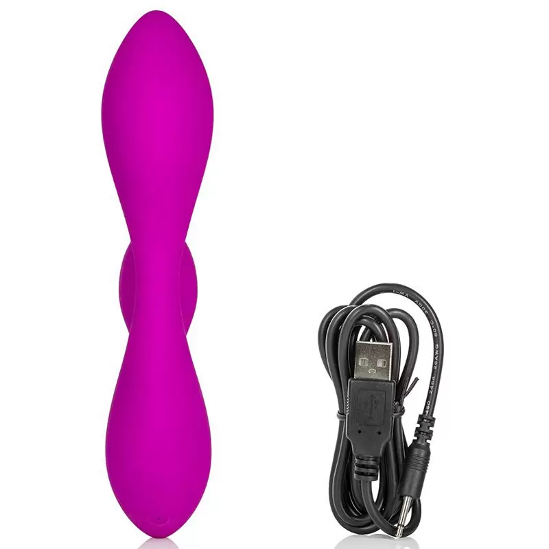 Вибромассажер со стимулятором клитора Vanity Vr4.5 перезаряжаемый – фиолетовый