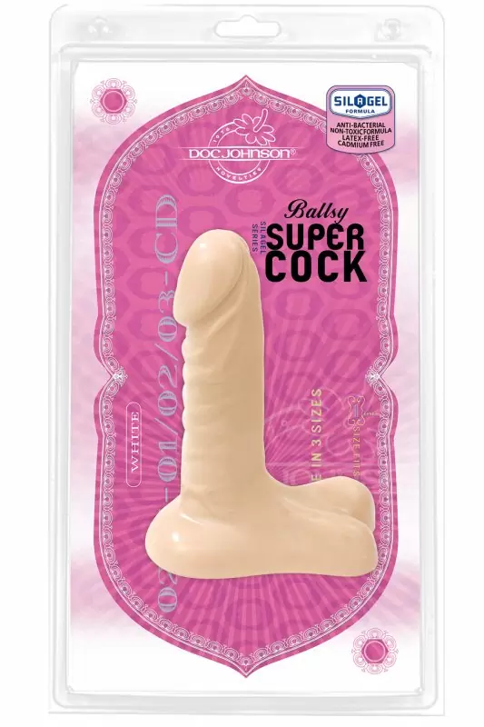 Фаллоимитатор Ballsy Super Cock - 6