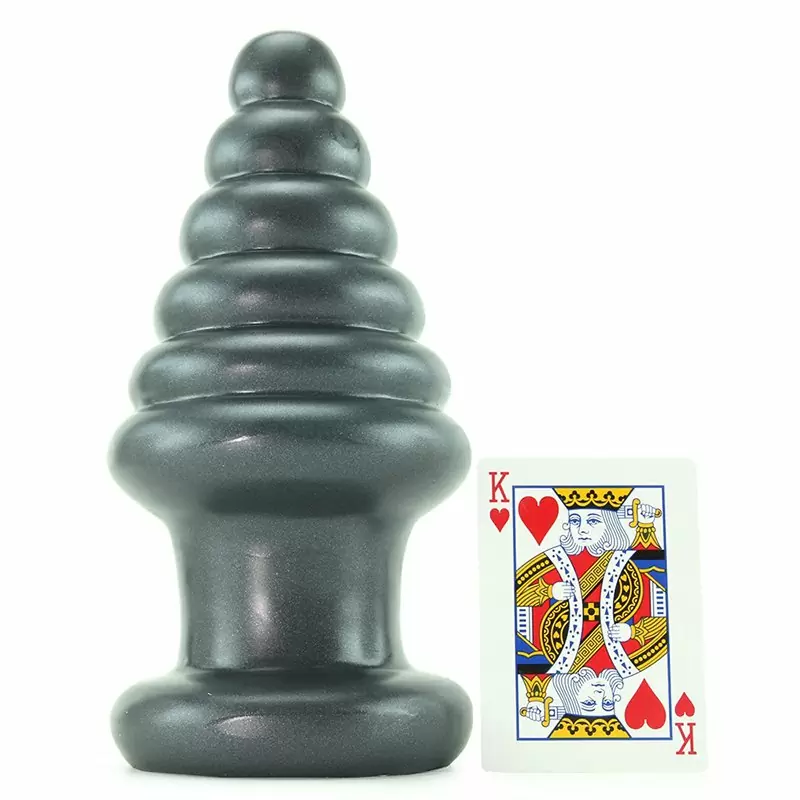 Большая анальная пробка Bombshell Destroyer с присоской – серый