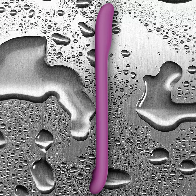 Гибкий вибромассажер Serenity – фиолетовый