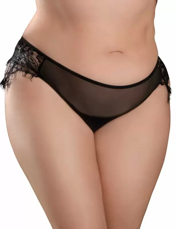 Трусики XL/XXL с креплением для анальной пробки и вибропули Hookup Panties Remote Princess Panty. 10 режимов вибрации, водонепроницаемость, пульт ДУ