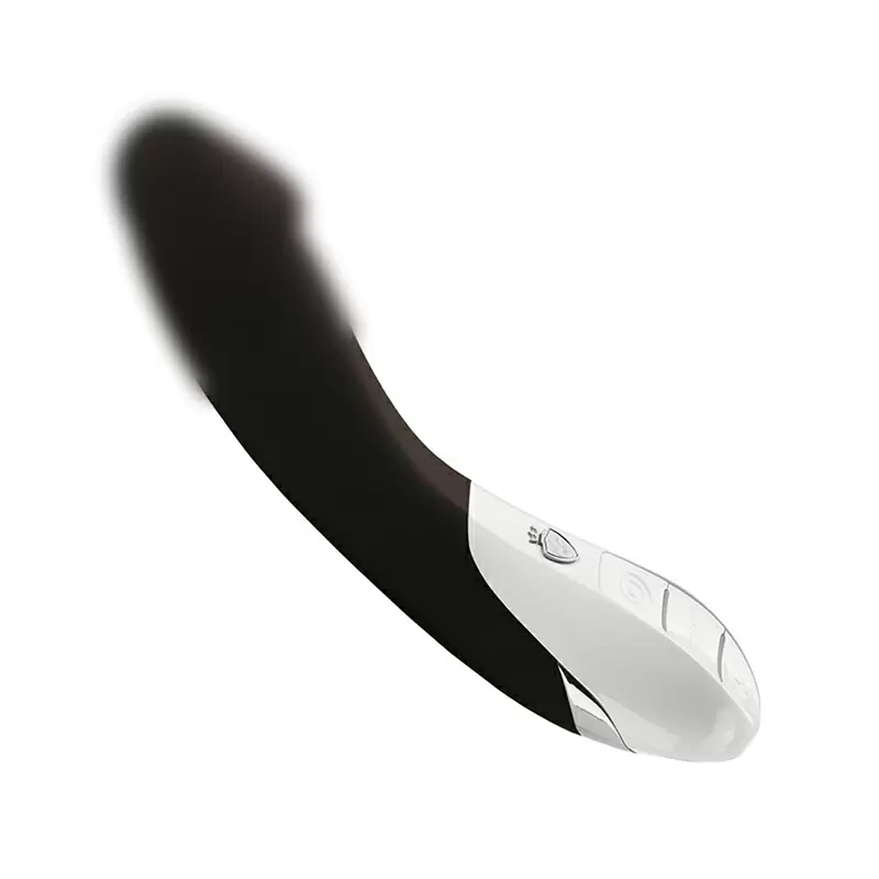 Вибромассажер с электростимуляцией Tickling Truman анатомический – черный