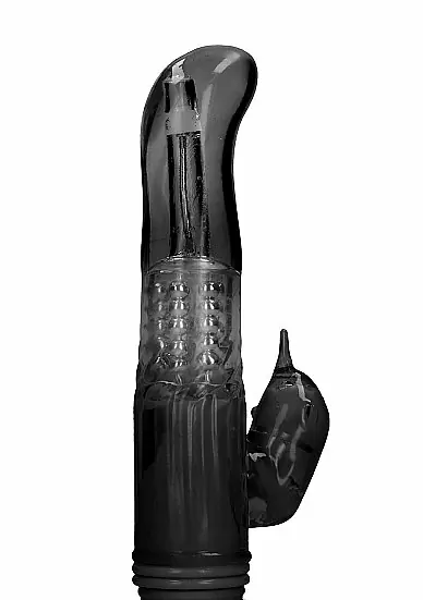 ВИБРАТОР КРОЛИК ROTATING DOLPHIN - черный