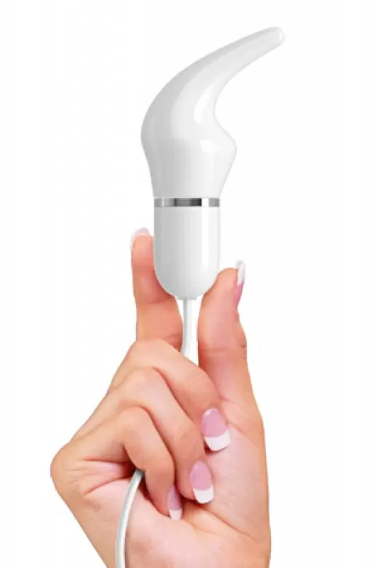 Вибромассажер iSex с набором USB-насадок – белый