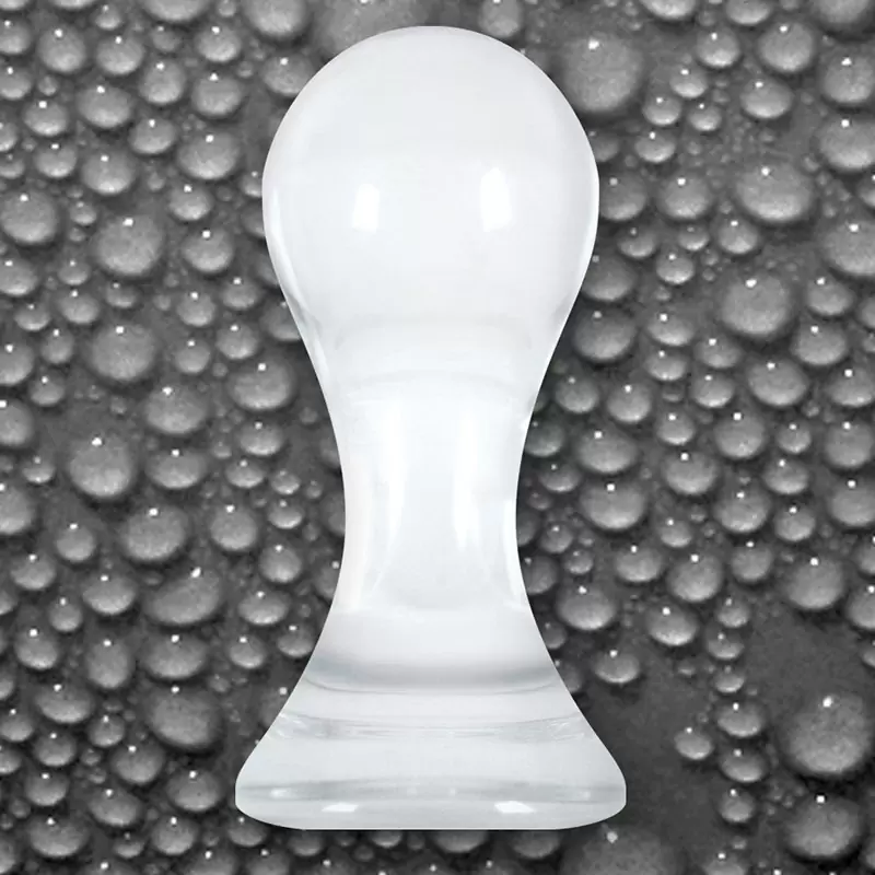 Анальный стимулятор Crystal Pops Small из стекла – прозрачный