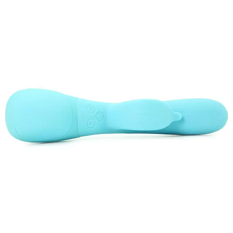 Вибромассажер Impress Dove со стимуляцией клитора – голубой