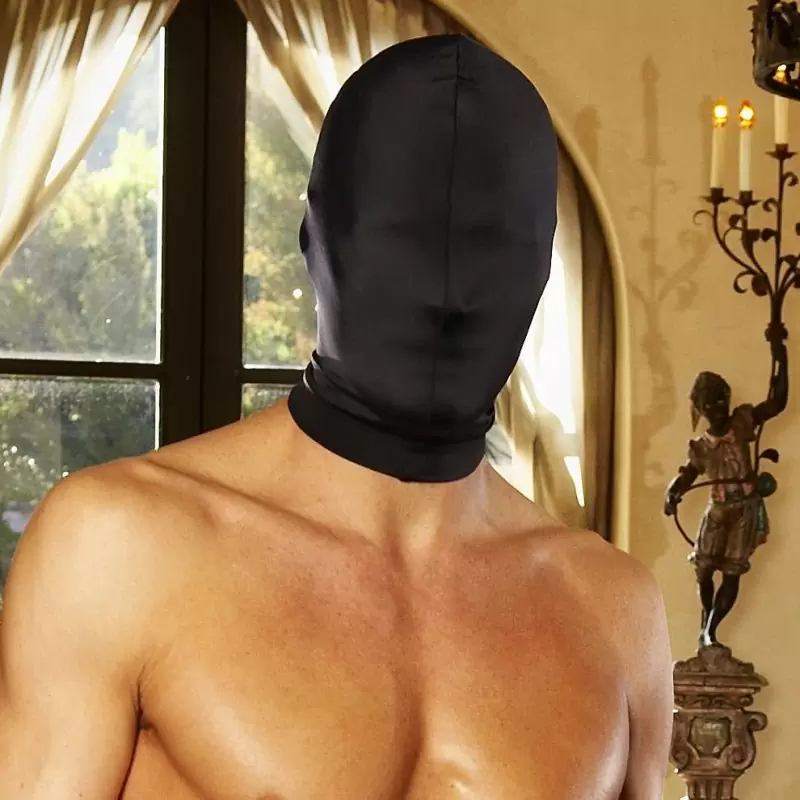 Глухая маска на голову Stretch Hood – черный