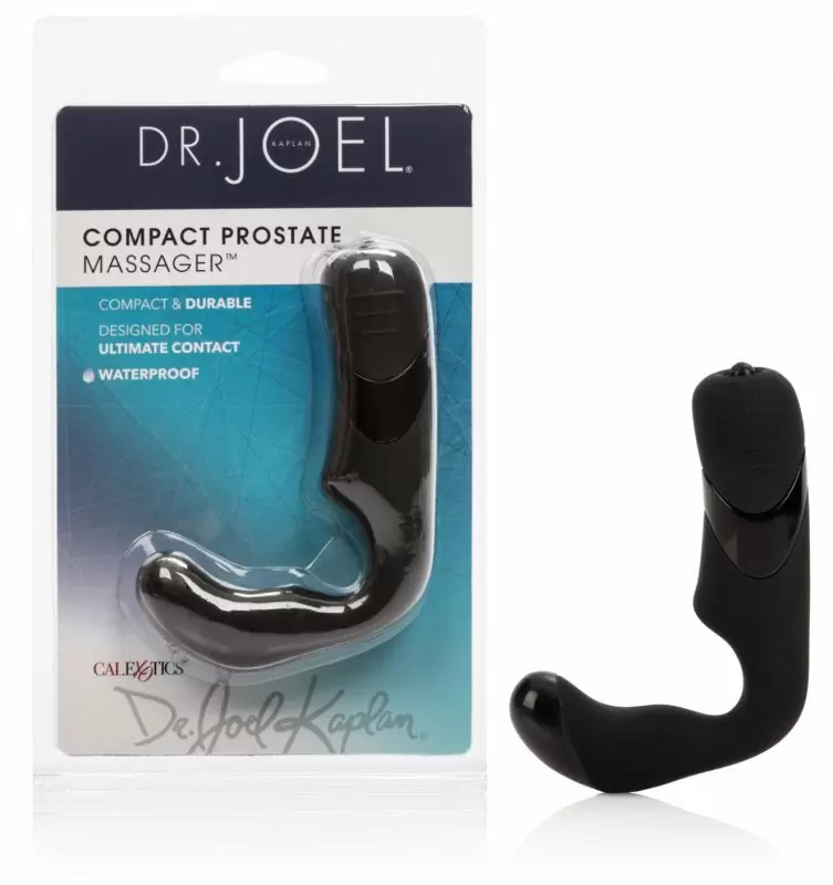 Компактный вибромассажёр простаты Calexotics Dr. Joel KaplanCompact Prostate Massager – чёрный