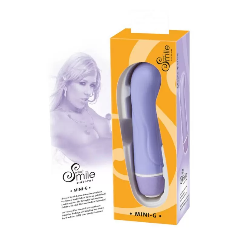 Мини вибратор Smile Mini G - сиреневый