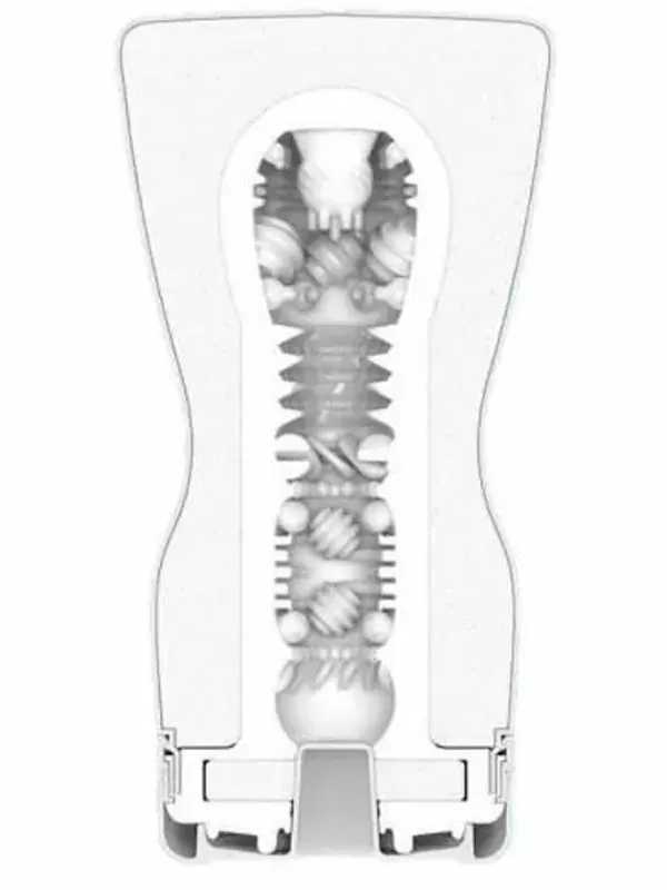 Нереалистичный мастурбатор Tenga Premium Soft Case Cup, 15,5 см, ТПЭ, белый