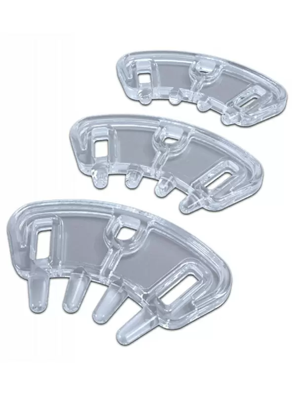 Набор насадок Mystim с шипами для Pubic Enemy 3 шт