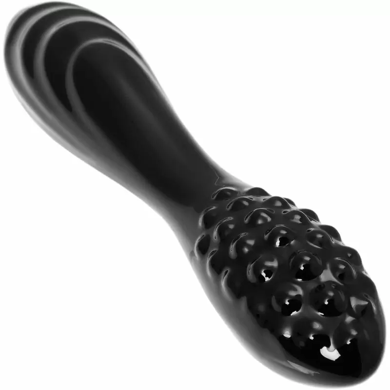 Двухсторонний стеклянный стимулятор Satisfyer Dazzling Crystal 11 (черный)